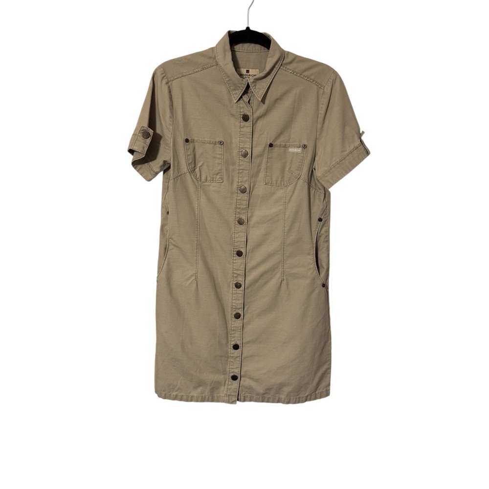 Woolrich Khaki Utility Dress Size Small